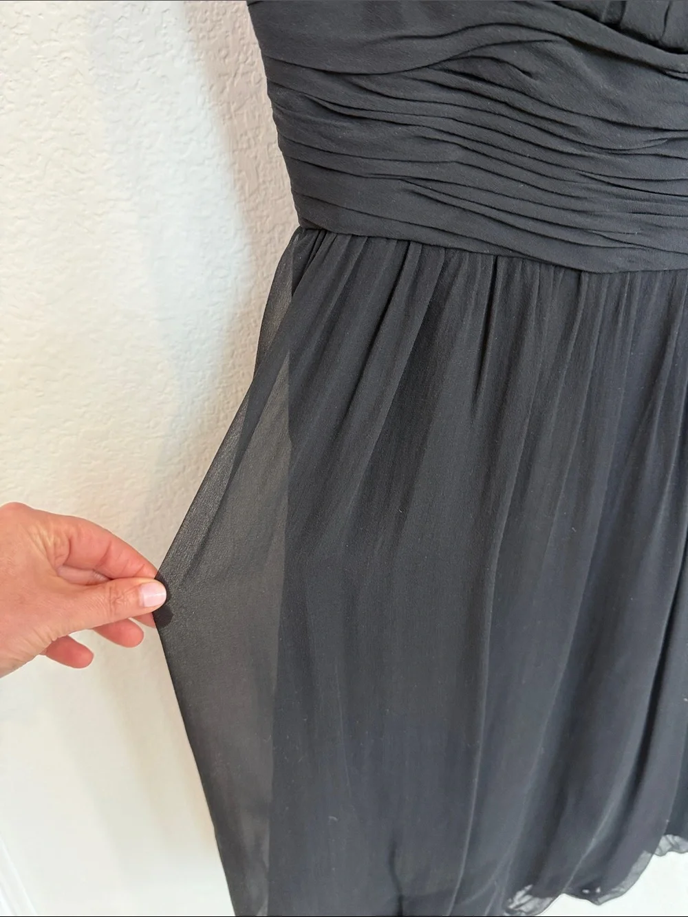 London Times Black Spaghetti-Strap Mini Dress - Picture 7 of 10